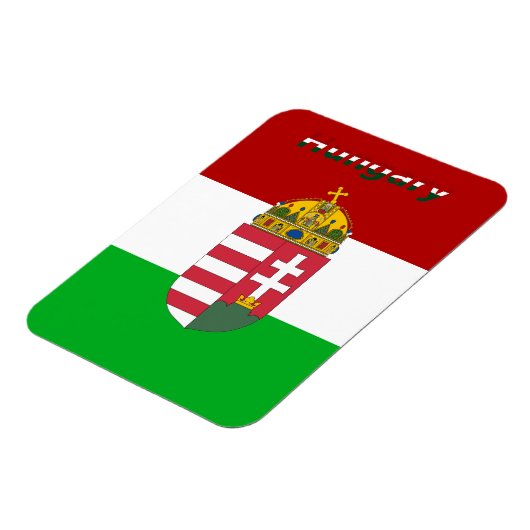Magnet Flexible Drapeau hongrois (Côté Gauche)