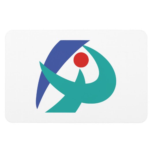 Magnet Flexible Drapeau Iga, Mie, Japon (Horizontal)