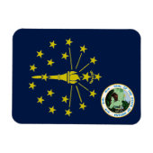 Magnet Flexible Drapeau Indiana (Horizontal)