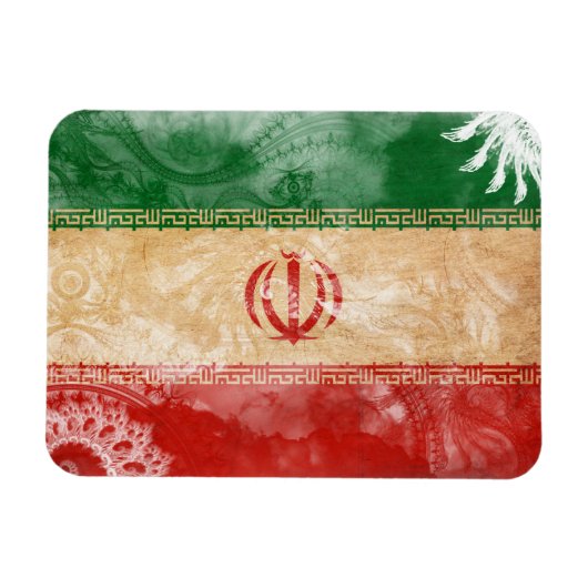 Magnet Flexible Drapeau Iran (Horizontal)