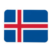 Magnet Flexible Drapeau Islande (Horizontal)