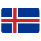 Magnet Flexible Drapeau Islande (Horizontal)
