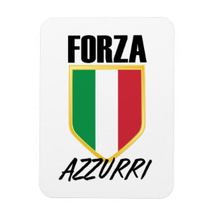 Magnet Flexible Drapeau italien Forza Azzurri