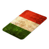 Magnet Flexible Drapeau italien Vintage rayé et usé (Côté Gauche)