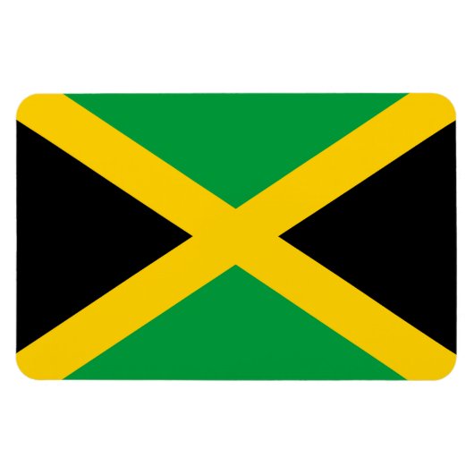 Magnet Flexible Drapeau jamaïcain (Horizontal)