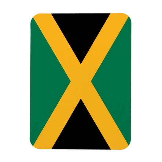 Magnet Flexible Drapeau Jamaïque (Vertical)