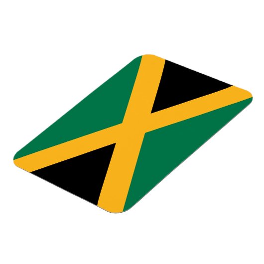 Magnet Flexible Drapeau Jamaïque (Côté Gauche)