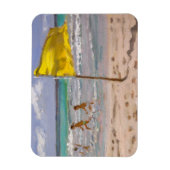 Magnet Flexible Drapeau jaune Barbade 2010 (Vertical)