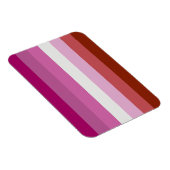 Magnet Flexible Drapeau lesbien (Côté Droit)