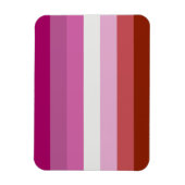 Magnet Flexible Drapeau lesbien (Vertical)