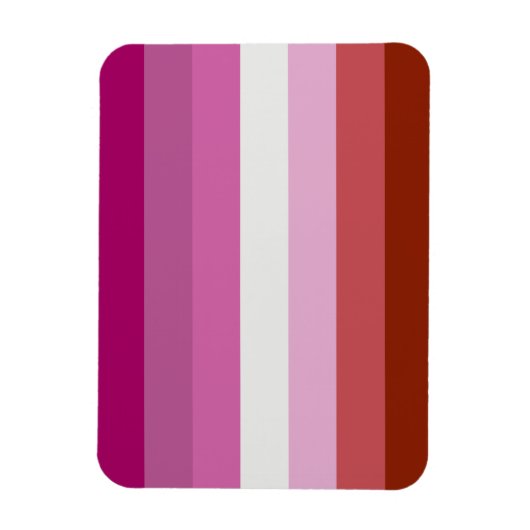 Magnet Flexible Drapeau lesbien (Vertical)