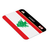 Magnet Flexible Drapeau libanais et voyage au Liban / Liban (Côté Droit)