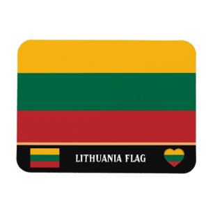 Magnet Flexible Drapeau lituanien & Voyage lituanien, vacances /Sp
