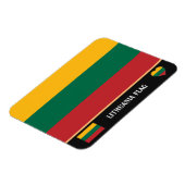 Magnet Flexible Drapeau lituanien & Voyage lituanien, vacances /Sp (Côté Gauche)
