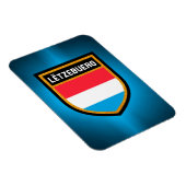 Magnet Flexible Drapeau Luxembourg (Côté Droit)