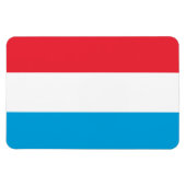Magnet Flexible Drapeau Luxembourg (Horizontal)