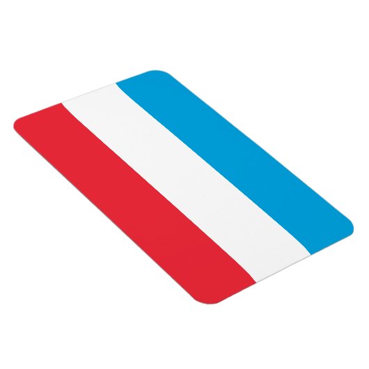 Magnet Flexible Drapeau Luxembourg (Côté Droit)
