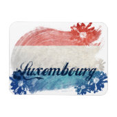 Magnet Flexible Drapeau Luxembourg (Horizontal)