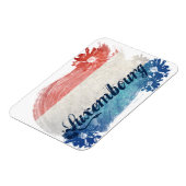 Magnet Flexible Drapeau Luxembourg (Côté Gauche)