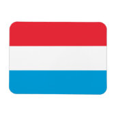 Magnet Flexible Drapeau Luxembourg (Horizontal)