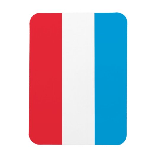 Magnet Flexible Drapeau Luxembourg (Vertical)