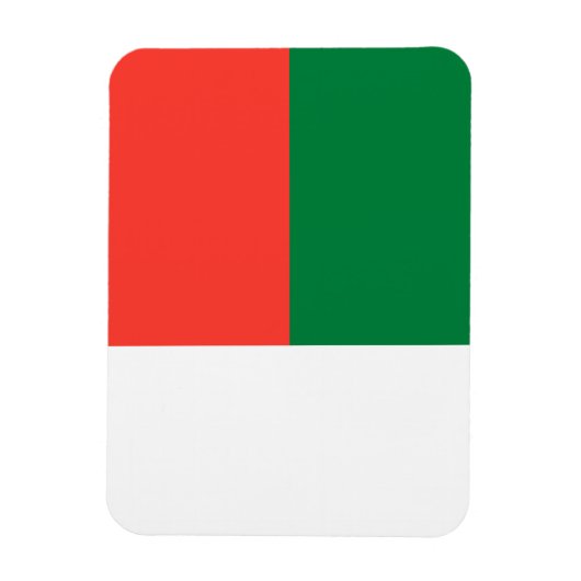 Magnet Flexible Drapeau Madagascar (Vertical)