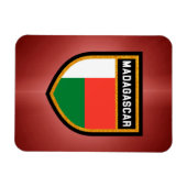 Magnet Flexible Drapeau Madagascar (Horizontal)