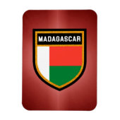 Magnet Flexible Drapeau Madagascar (Vertical)