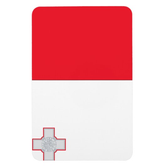 Magnet Flexible Drapeau Malte (Vertical)