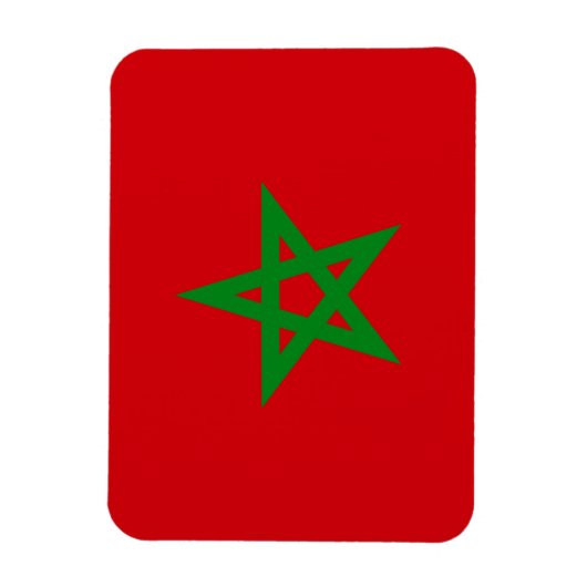 Magnet Flexible Drapeau Maroc (Vertical)