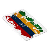 Magnet Flexible Drapeau Maurice (Côté Droit)