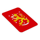 Magnet Flexible Drapeau médiéval de Finlande (Côté Droit)