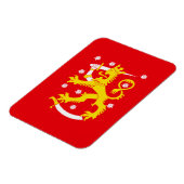 Magnet Flexible Drapeau médiéval de Finlande (Côté Gauche)