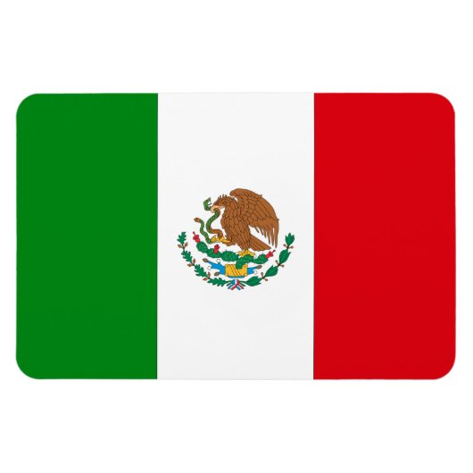 Magnet Flexible Drapeau mexicain (Horizontal)