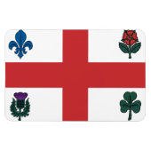 Magnet Flexible Drapeau MONTRÉAL (Horizontal)
