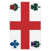 Magnet Flexible Drapeau MONTRÉAL (Vertical)