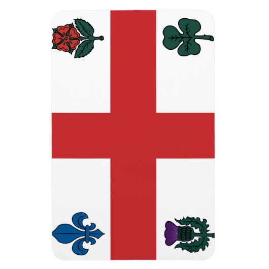 Magnet Flexible Drapeau MONTRÉAL (Vertical)