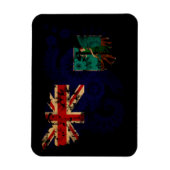 Magnet Flexible Drapeau Montserrat (Vertical)