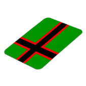 Magnet Flexible Drapeau national de Carélie (Côté Gauche)