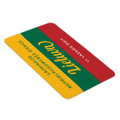 Magnet Flexible Drapeau national de la fête de l'indépendance de l (Côté Droit)