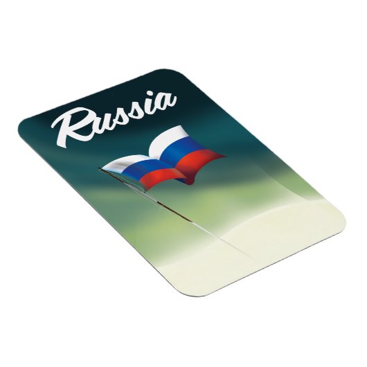 Magnet Flexible Drapeau national de la Russie (Côté Droit)