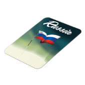 Magnet Flexible Drapeau national de la Russie (Côté Gauche)