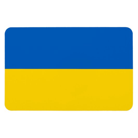 Magnet Flexible Drapeau national de l'Ukraine (Horizontal)