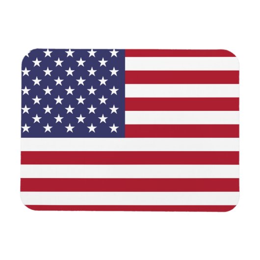 Magnet Flexible "Drapeau national des États-Unis d'Amérique USA (Horizontal)