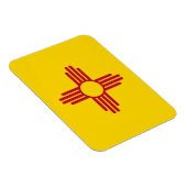 Magnet Flexible Drapeau national du Nouveau-Mexique (Côté Droit)