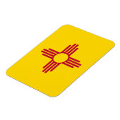 Magnet Flexible Drapeau national du Nouveau-Mexique (Côté Gauche)