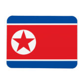 Magnet Flexible Drapeau nord-coréen (Horizontal)