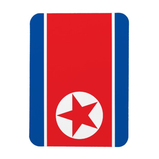 Magnet Flexible Drapeau nord-coréen (Vertical)