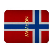 Magnet Flexible Drapeau norvégien (Horizontal)