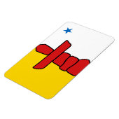 Magnet Flexible Drapeau NUNAVUT (Côté Gauche)